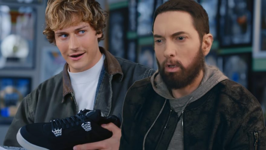 Cole Bennett Shows Off Eminem-Signed Jordans