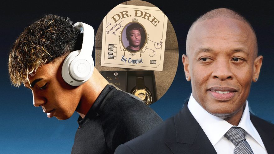 Dr. Dre gifted Lamine Yamal gold Beats