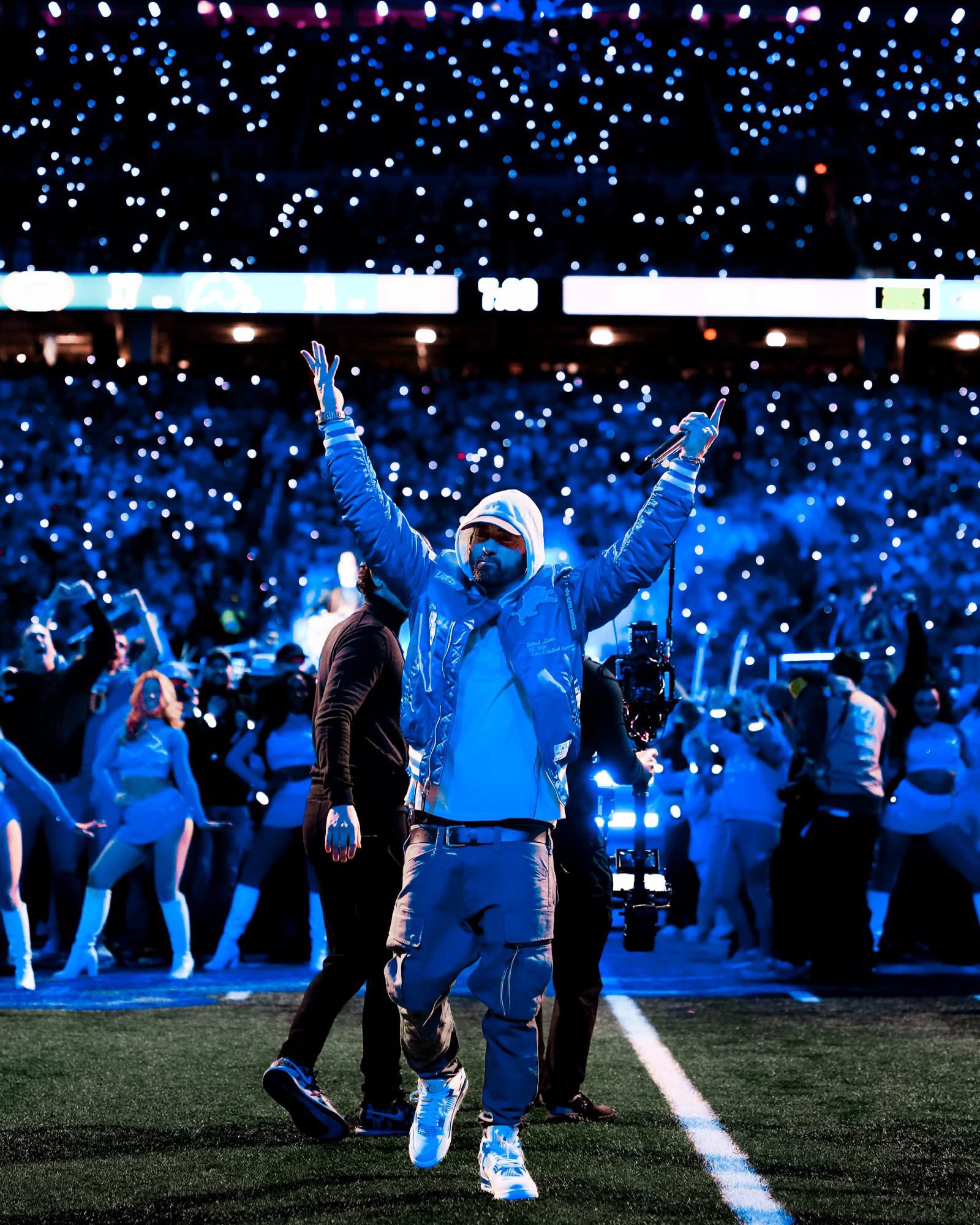 Eminem & Jack White, Detroit Lions Thanksgiving Halftime Show, 11/27/2025