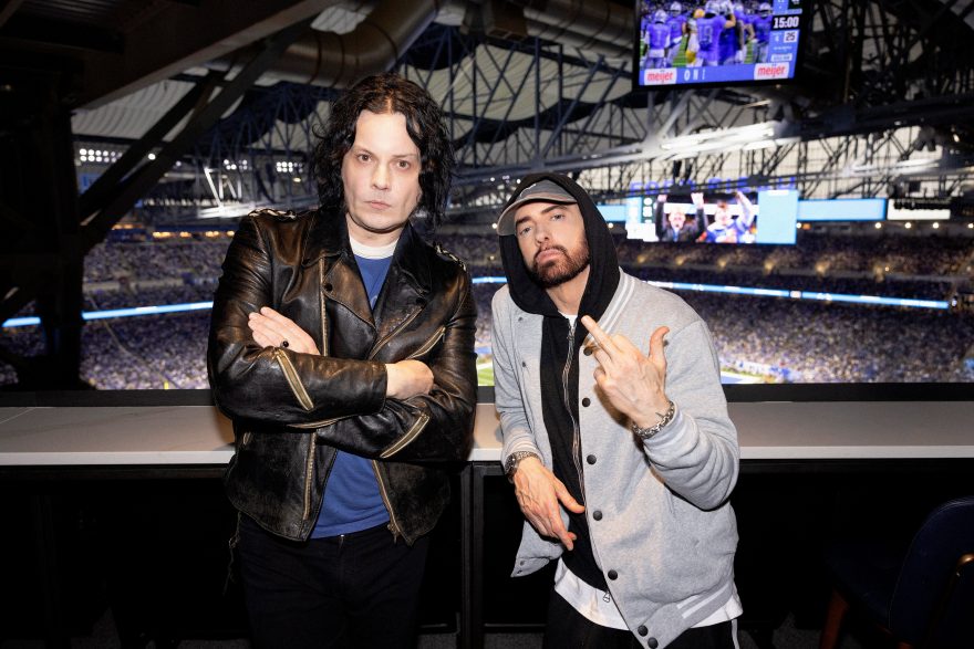 Eminem & Jack White, Detroit Lions Thanksgiving Halftime Show, 11/27/2025 (Photo Credit: Jeremy Deputat)