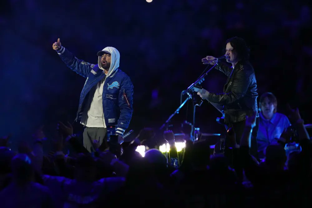 Eminem Joins Jack White for Historic Detroit Halftime Show