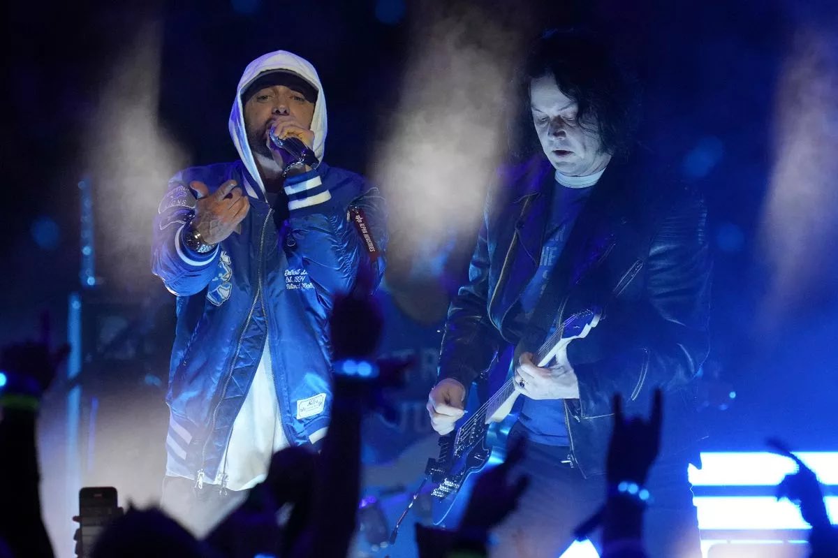 Eminem & Jack White, Detroit Lions Thanksgiving Halftime Show, 11/27/2025