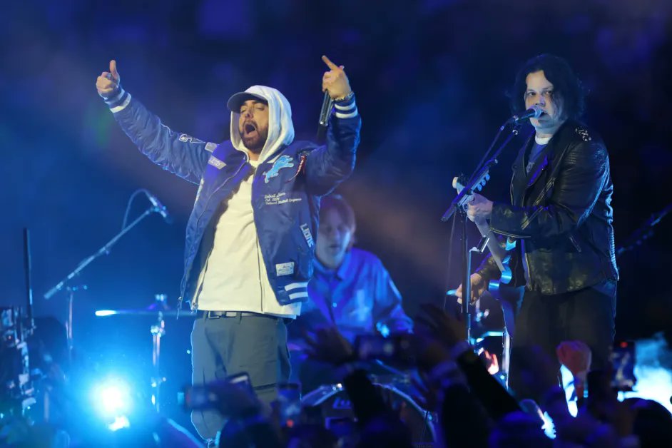 Eminem & Jack White, Detroit Lions Thanksgiving Halftime Show, 11/27/2025