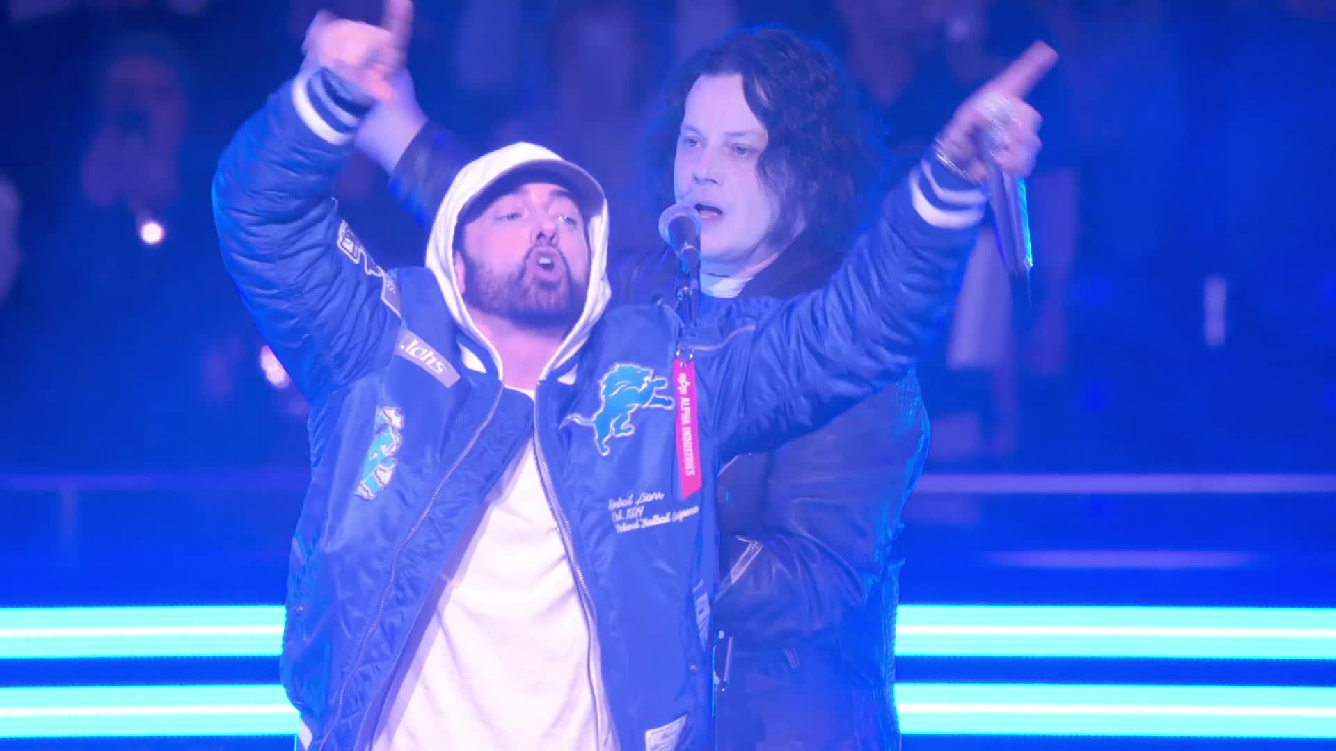 Eminem & Jack White, Detroit Lions Thanksgiving Halftime Show, 11/27/2025