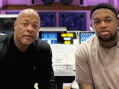 Dr. Dre Gives Mustard Vanguard Award and Eats His Words