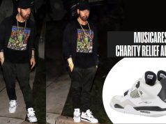 Eminem Auctions Signed Sneakers to Help Artists in Need