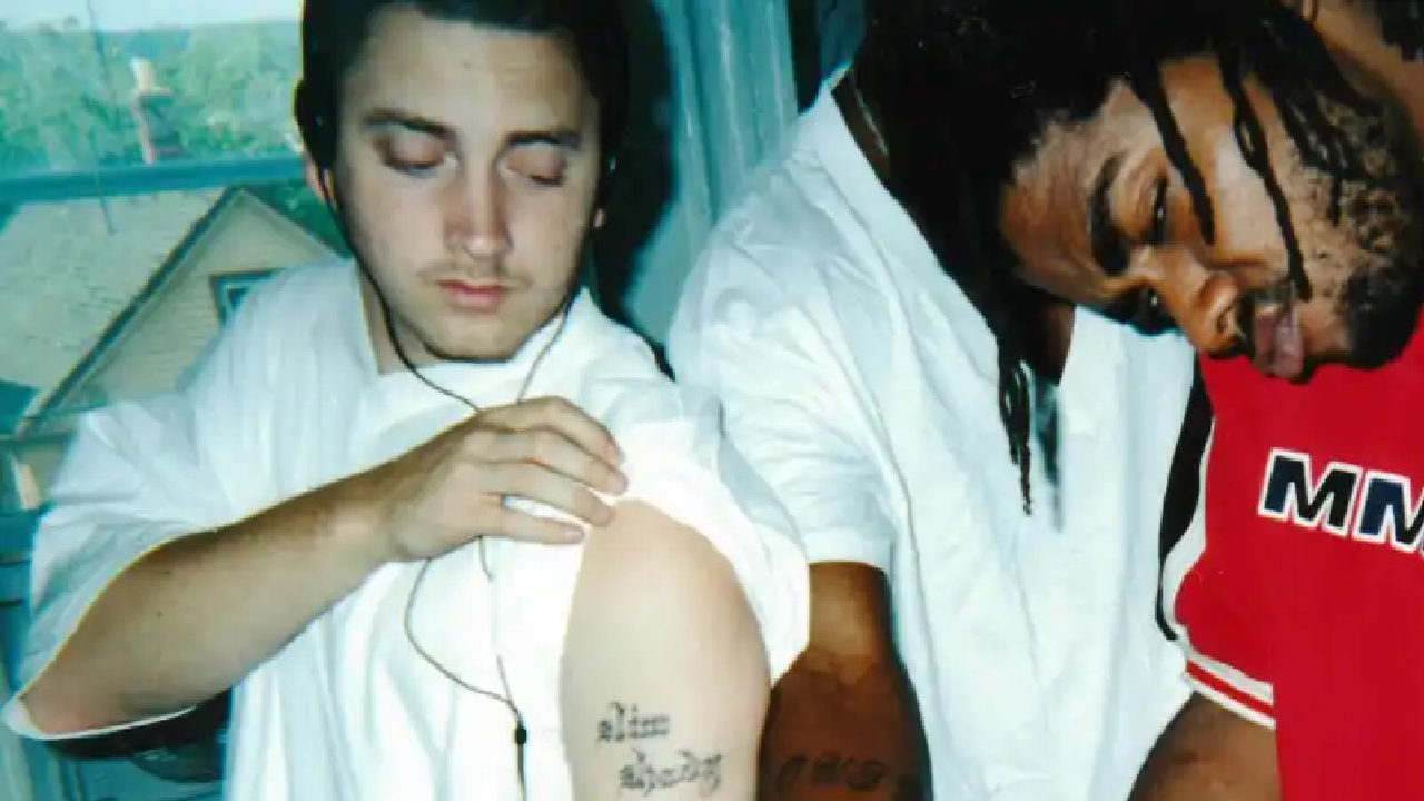 Slim Shady young tattoo