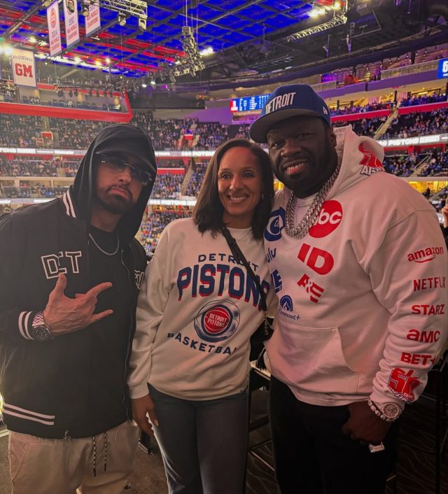Eminem & 50 Cent Meet Detroit Mayor