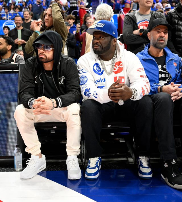 Eminem x 50Cent at the Pistons Cavs Game 5