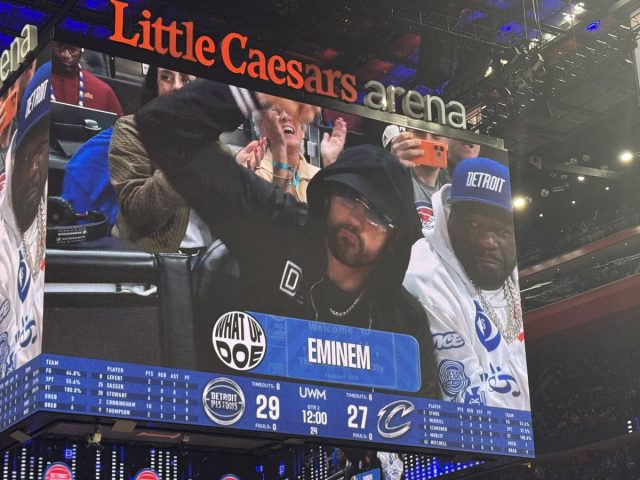 Eminem x 50Cent at the Pistons Cavs Game 5