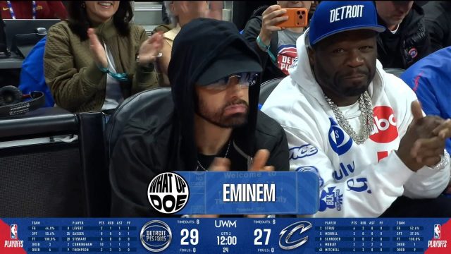 Eminem x 50Cent at the Pistons Cavs Game 5