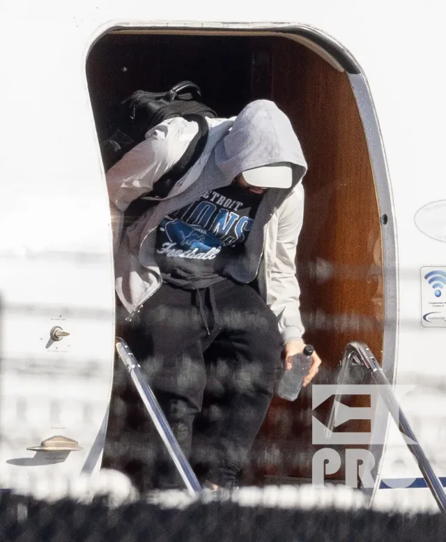 Eminem Spotted Coming Off Private Jet With Katrina Malota - 18 Mar 2024