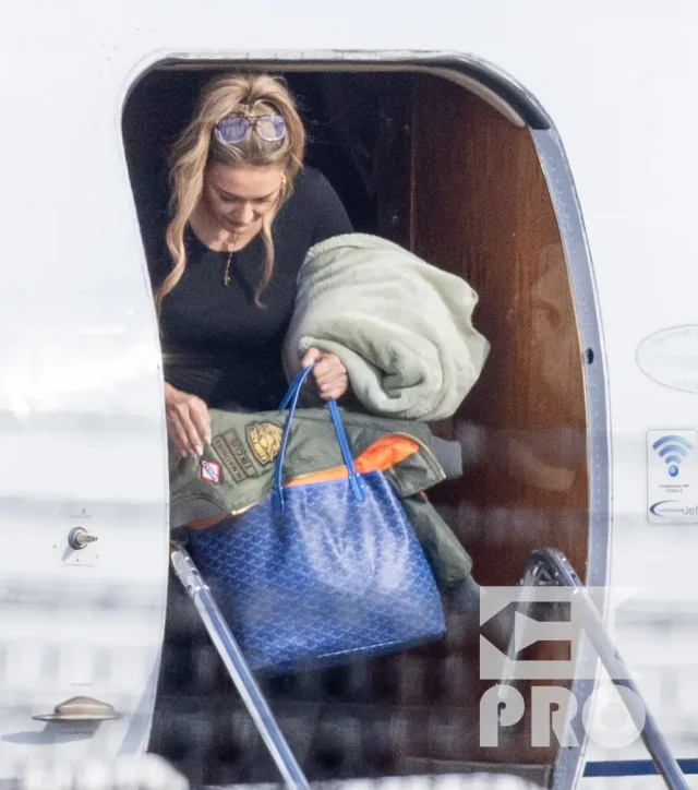Eminem Spotted Coming Off Private Jet With Katrina Malota - 18 Mar 2024