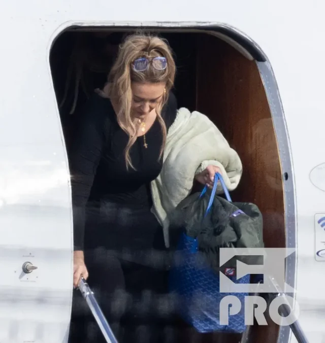 Eminem Spotted Coming Off Private Jet With Katrina Malota - 18 Mar 2024