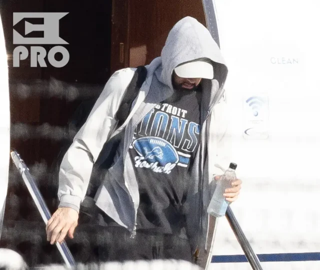 Eminem Spotted Coming Off Private Jet With Katrina Malota - 18 Mar 2024