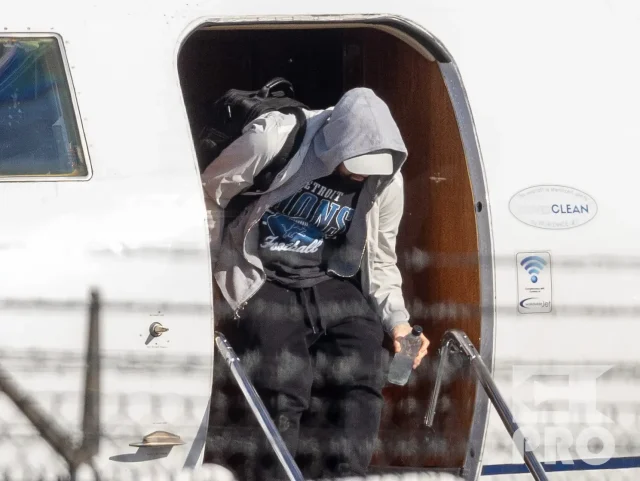 Eminem Spotted Coming Off Private Jet With Katrina Malota - 18 Mar 2024
