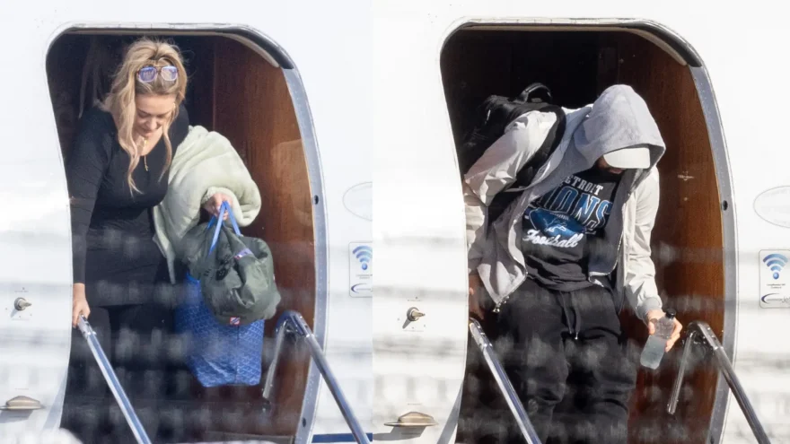 Eminem Spotted Coming Off Private Jet With Katrina Malota - 18 Mar 2024