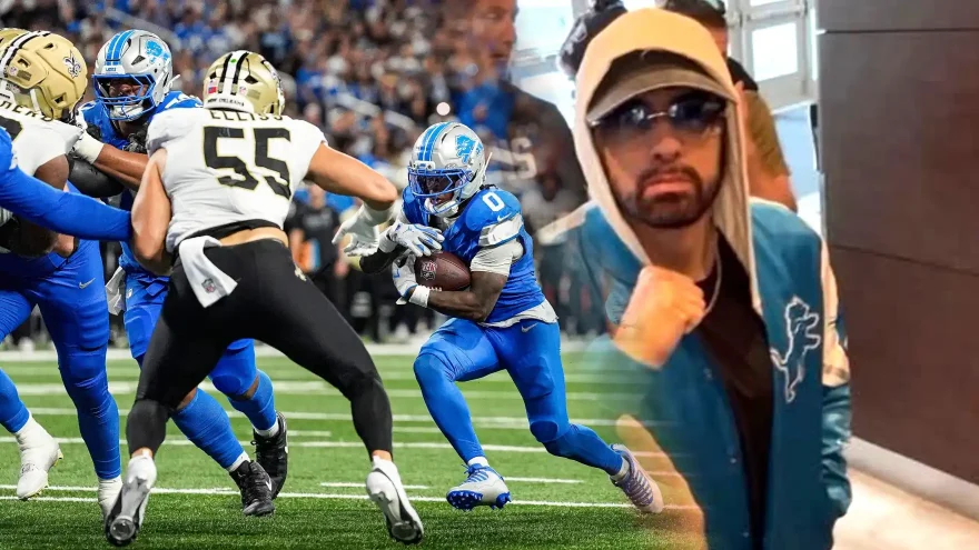 Eminem Started Football Season Supporting Lions