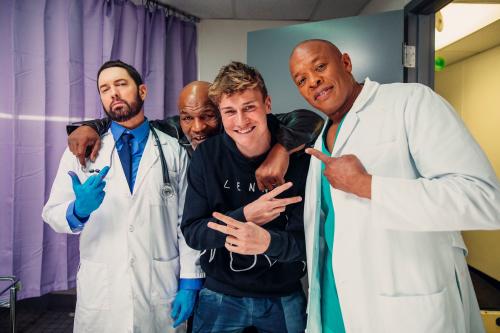 Eminem, Mike Tyson, Cole Bennett and Dr. Dre