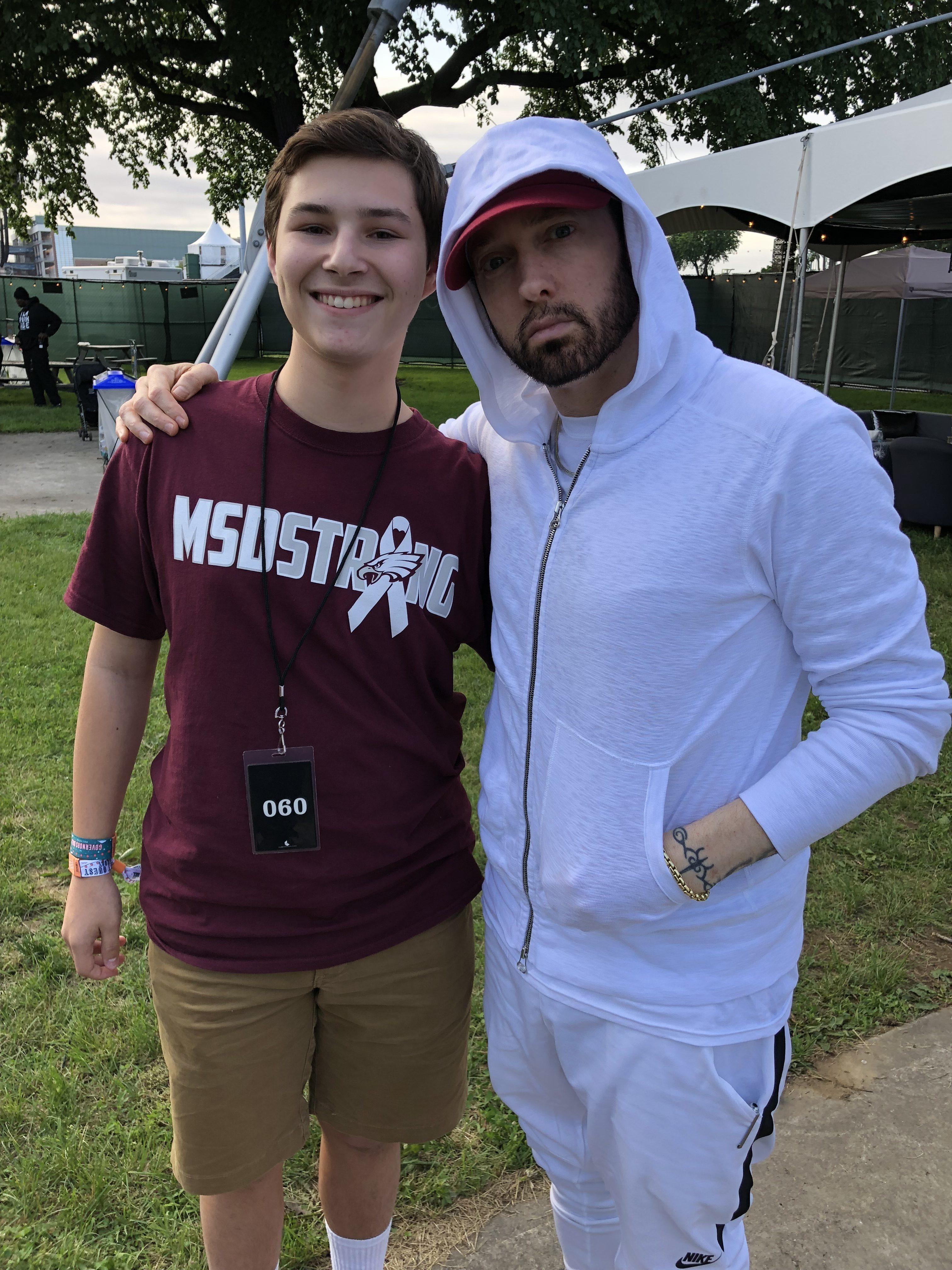 Eminem and Alex Moscou 