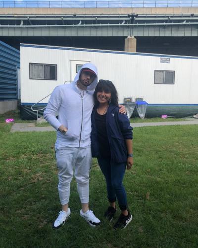 Eminem and Lupe Lopez 